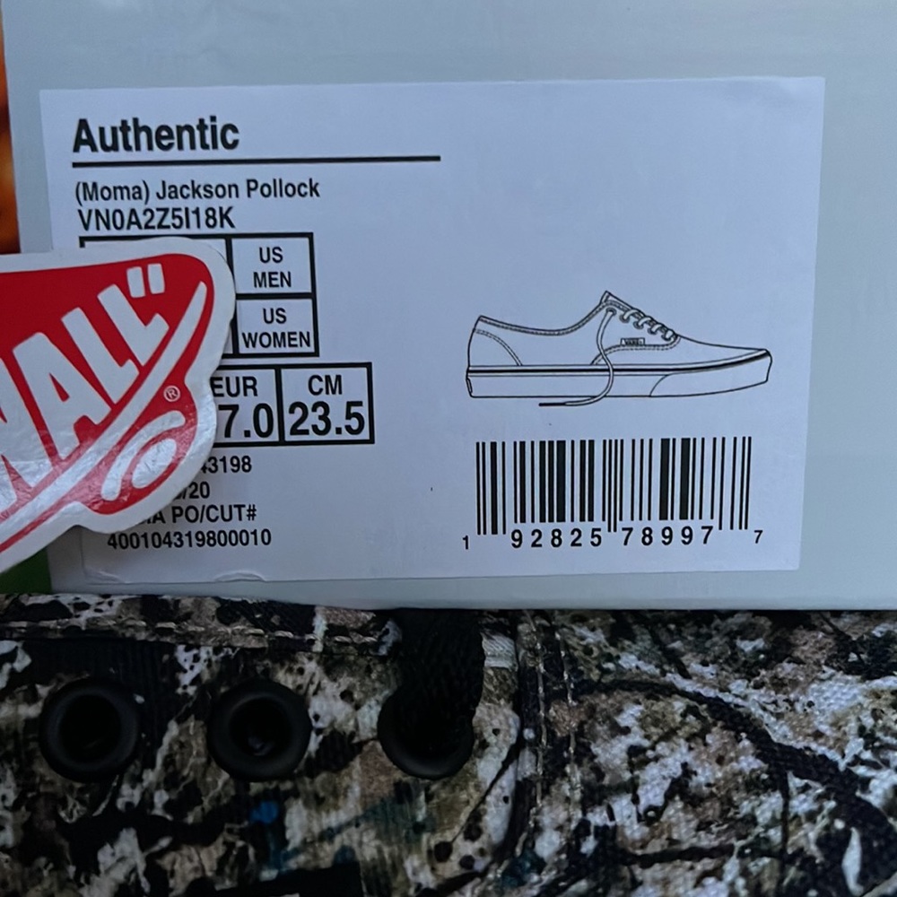Vans Authentic MOMA Jackson Pollock WMNS sneakers - Picture 16 of 16